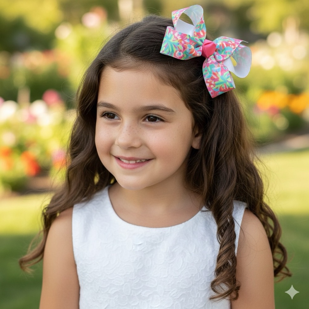 Lilly Inspired Bow Hair Clip 🎀